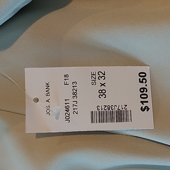 Jos.A.Bank Traveler Performance Tailored Fit Khaki Pants 38x32 - Picture 4 of 8